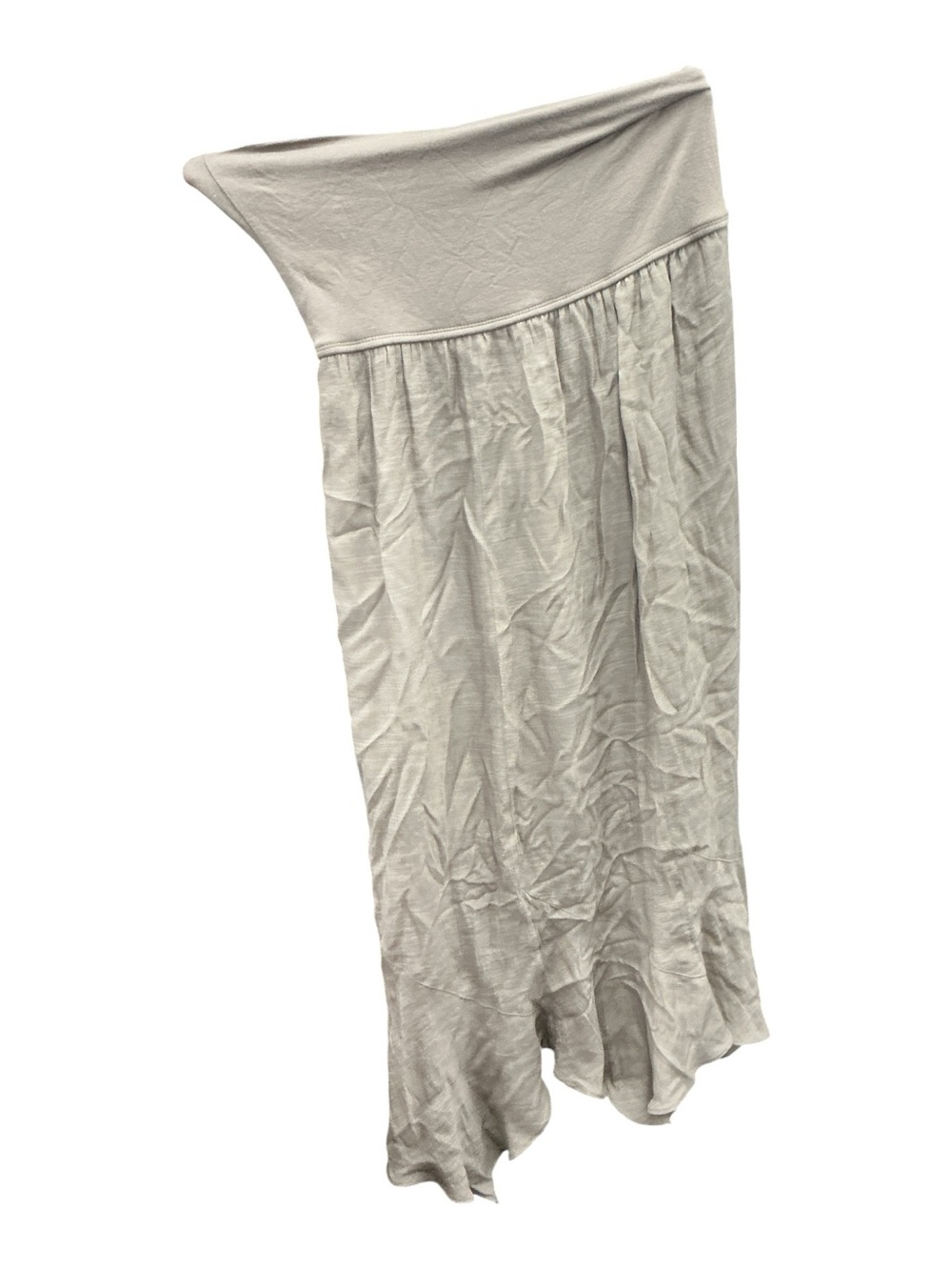 Alyx Cream Fold-Over Waist Maxi Skirt